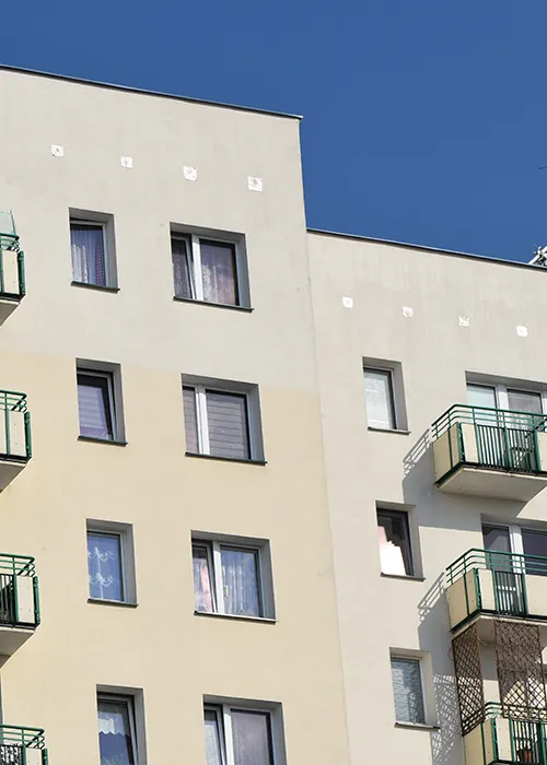 Concrete Block Of Flats