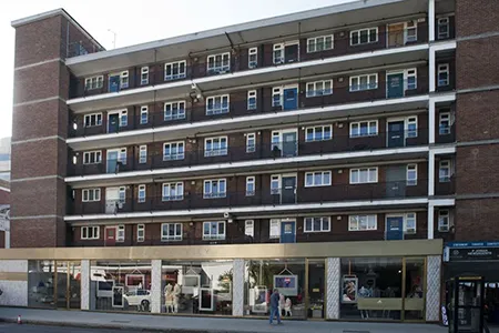 Front Of Council Flat