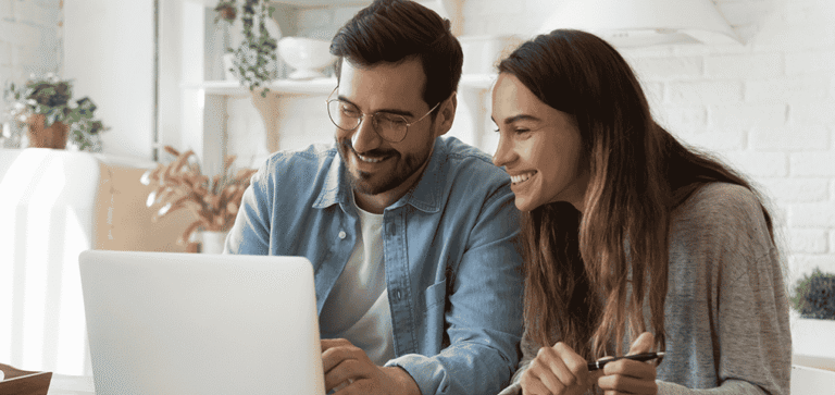 Couple On Laptop 1
