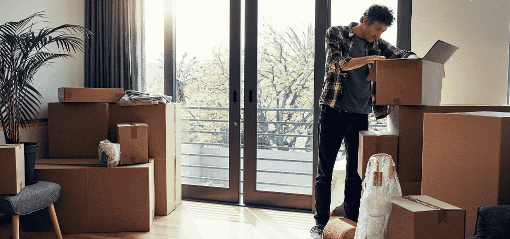 Man With Boxes 1